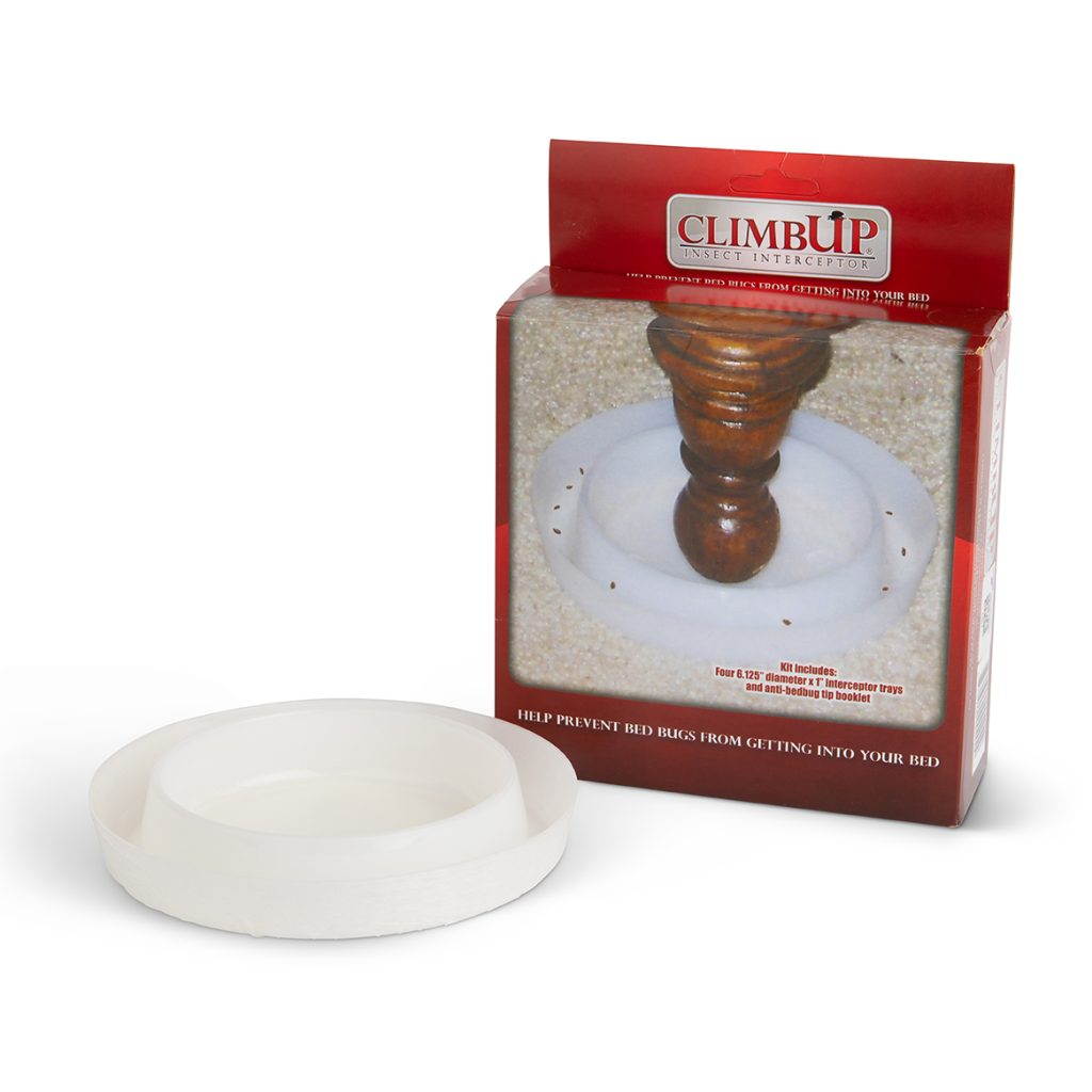 ClimbUp Original Bed Bug Interceptor Trap White J T Eaton climbup-original-bed-bug-interceptor-trap-white-j-t-eaton